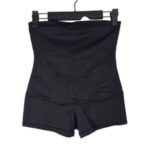 FLEXEES Women's Strapless‎ Shapewear Bodysuit Tummy Control Black Size M/M